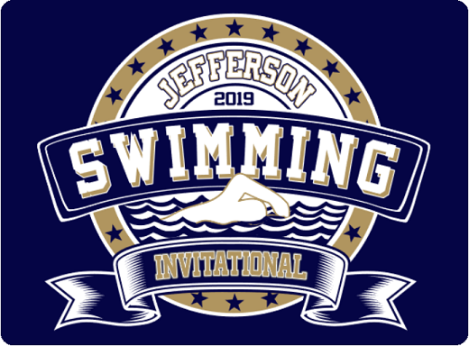 2019 Jefferson Invitational Swimming Apparel - by Zeroin Sports, LLC